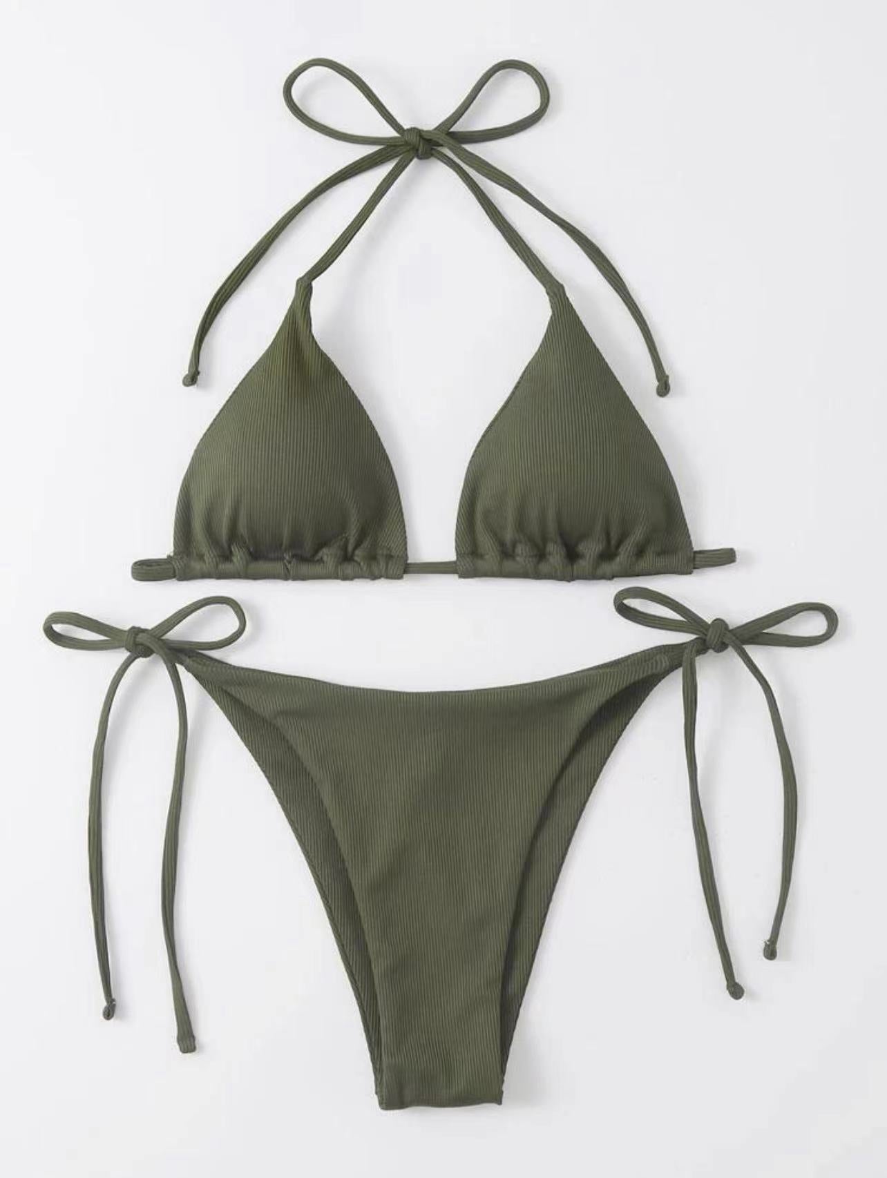 2023 New Sexy Three-Piece Bikini Swimwear Set