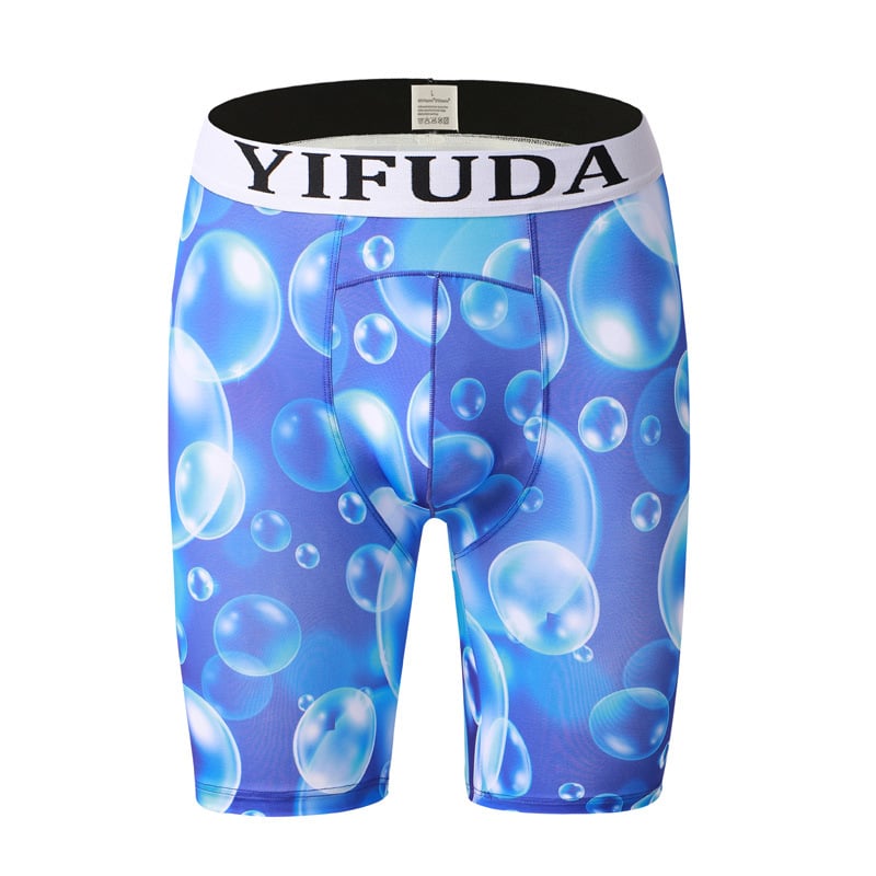 Men's Casual Five Point Print Shorts