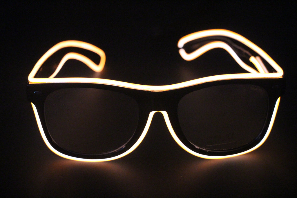 New LED Glow Glasses, EL Light-Up Toy Glasses