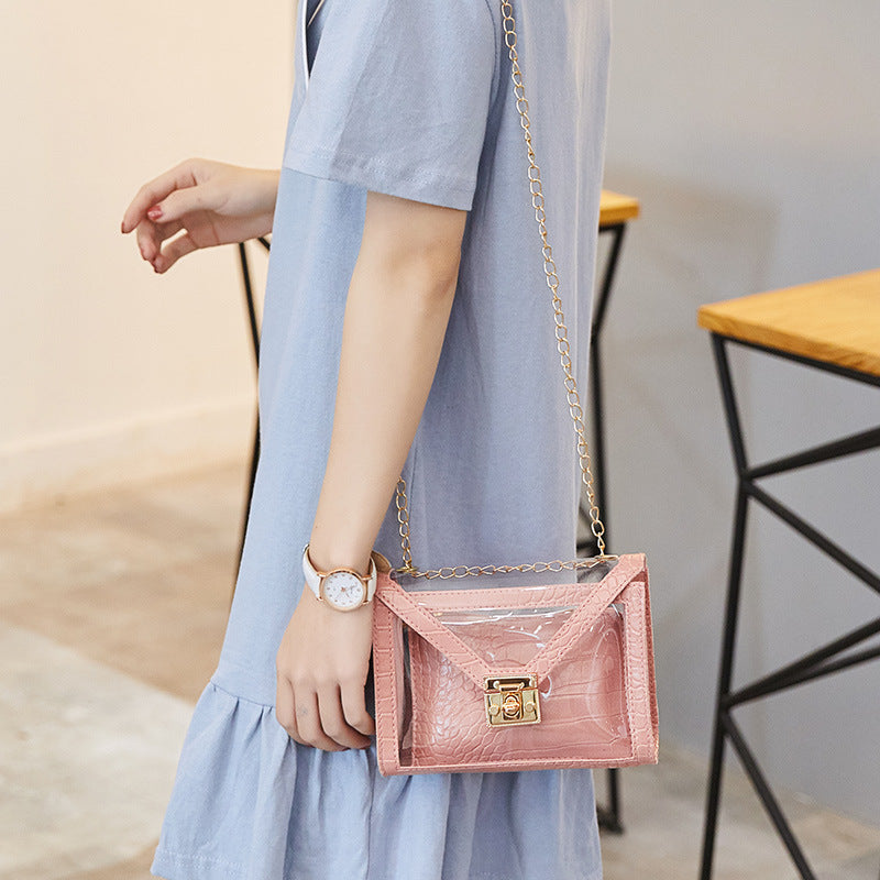 Transparent High-End Evening Clutch and Mini Bag
