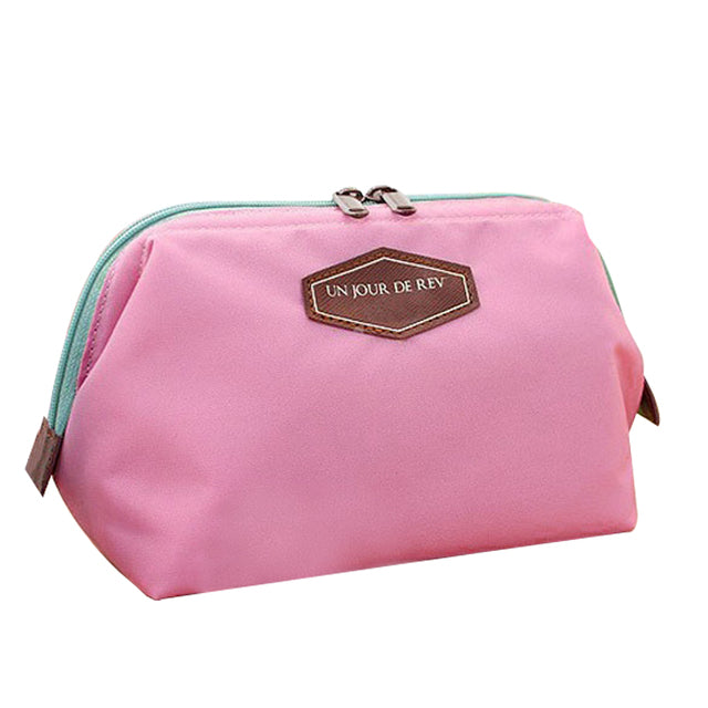 Cute Women's Travel Makeup Bag and Clutch Purse