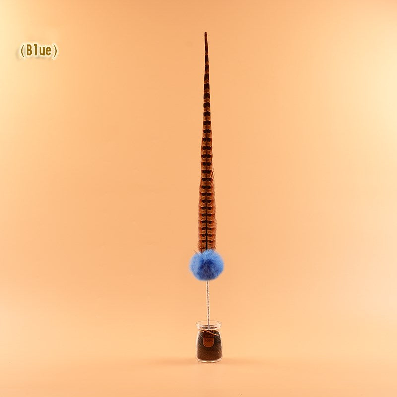 Rabbit and Feather Cat Teaser Wand Toy