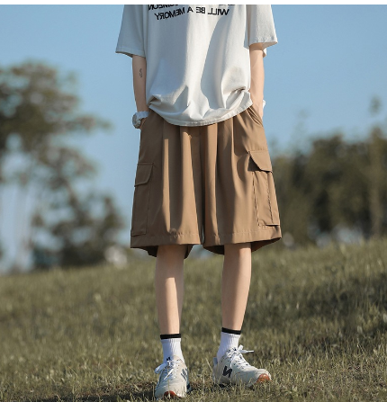 Men's Large Size Loose Casual Five-Point Shorts