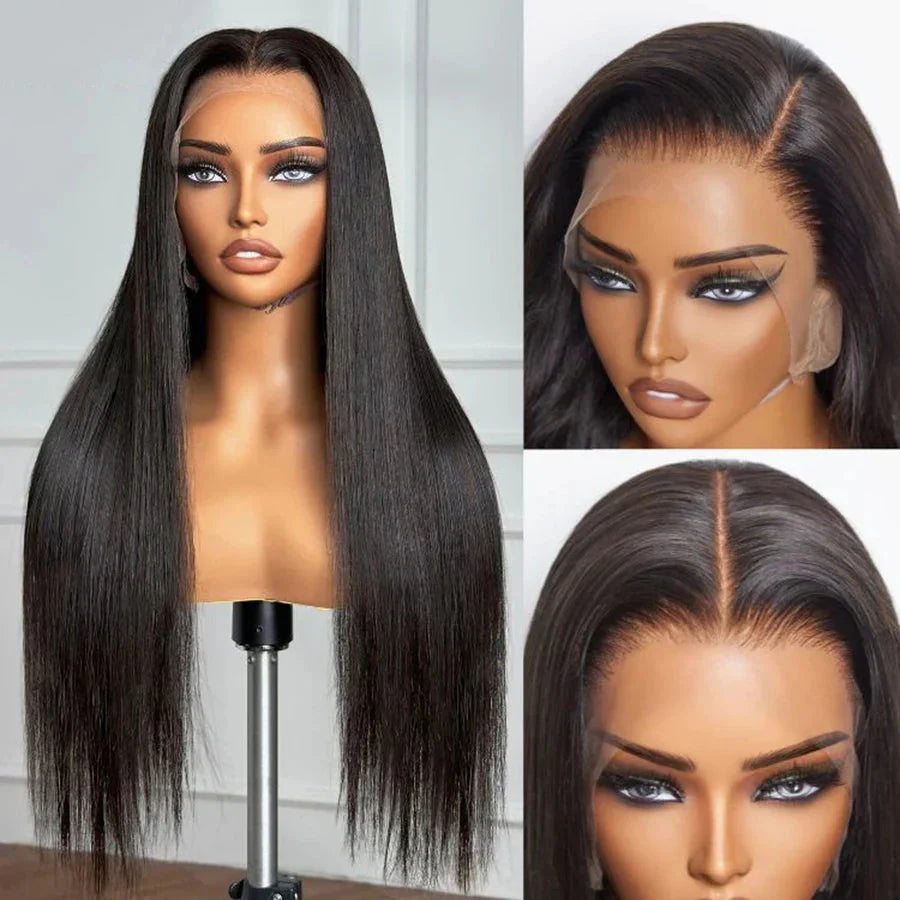 Bone Straight Lace Frontal Wig | 180% Density | Raw Indian Remy Hair | 12-24 Inch