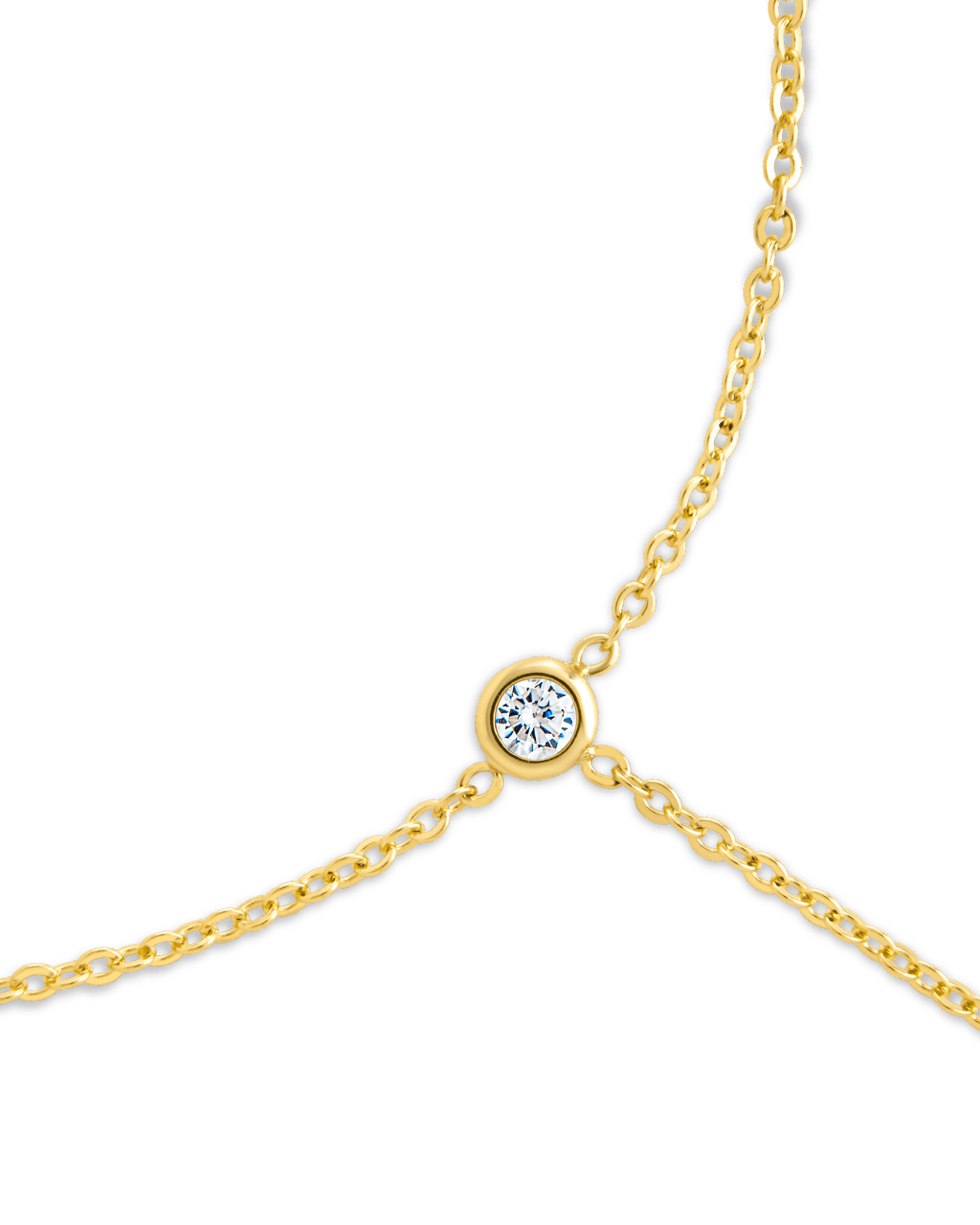 Sylvia CZ Chain Toe Anklet