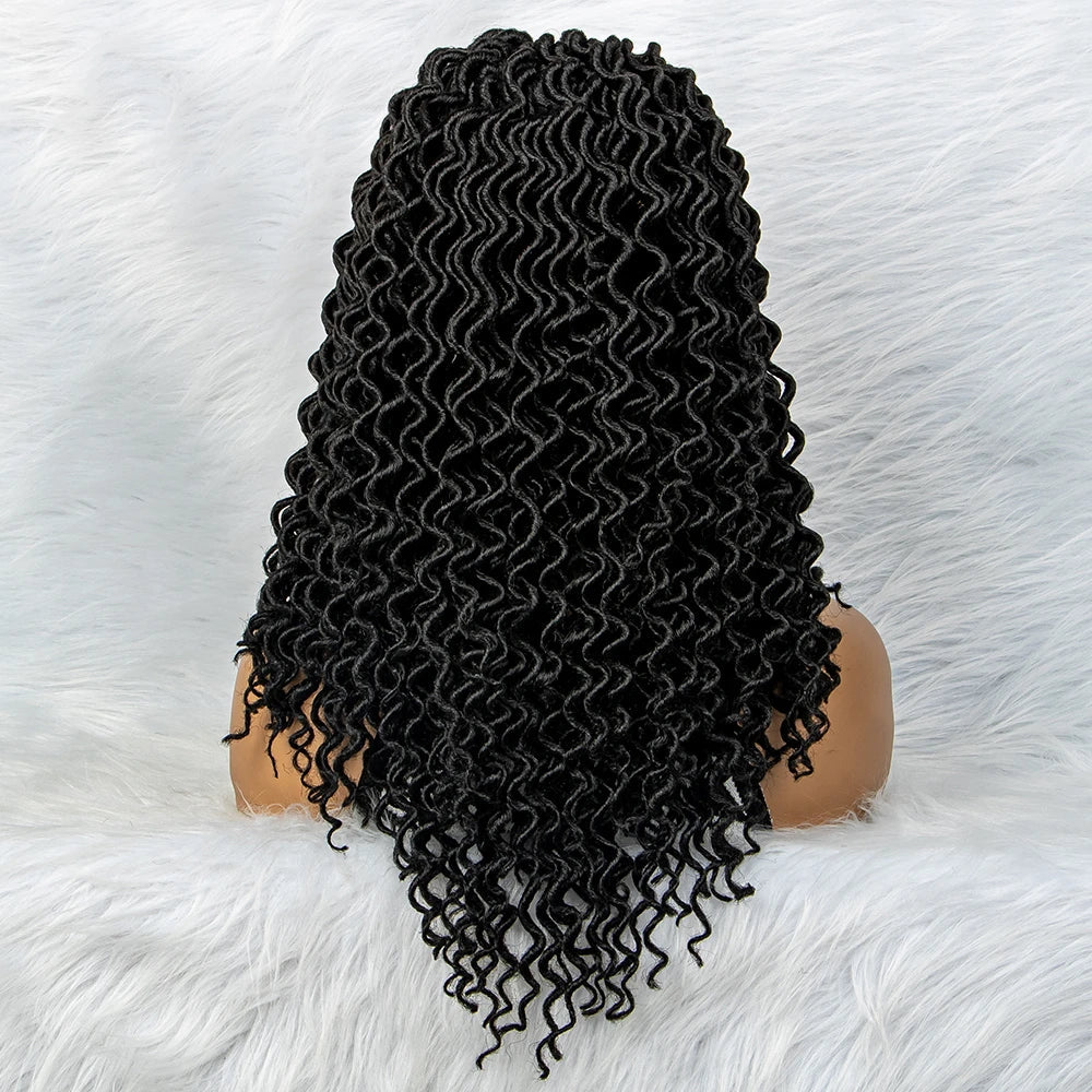 Water Wave Braided Wig | 9x6 Lace Front with Baby Hair