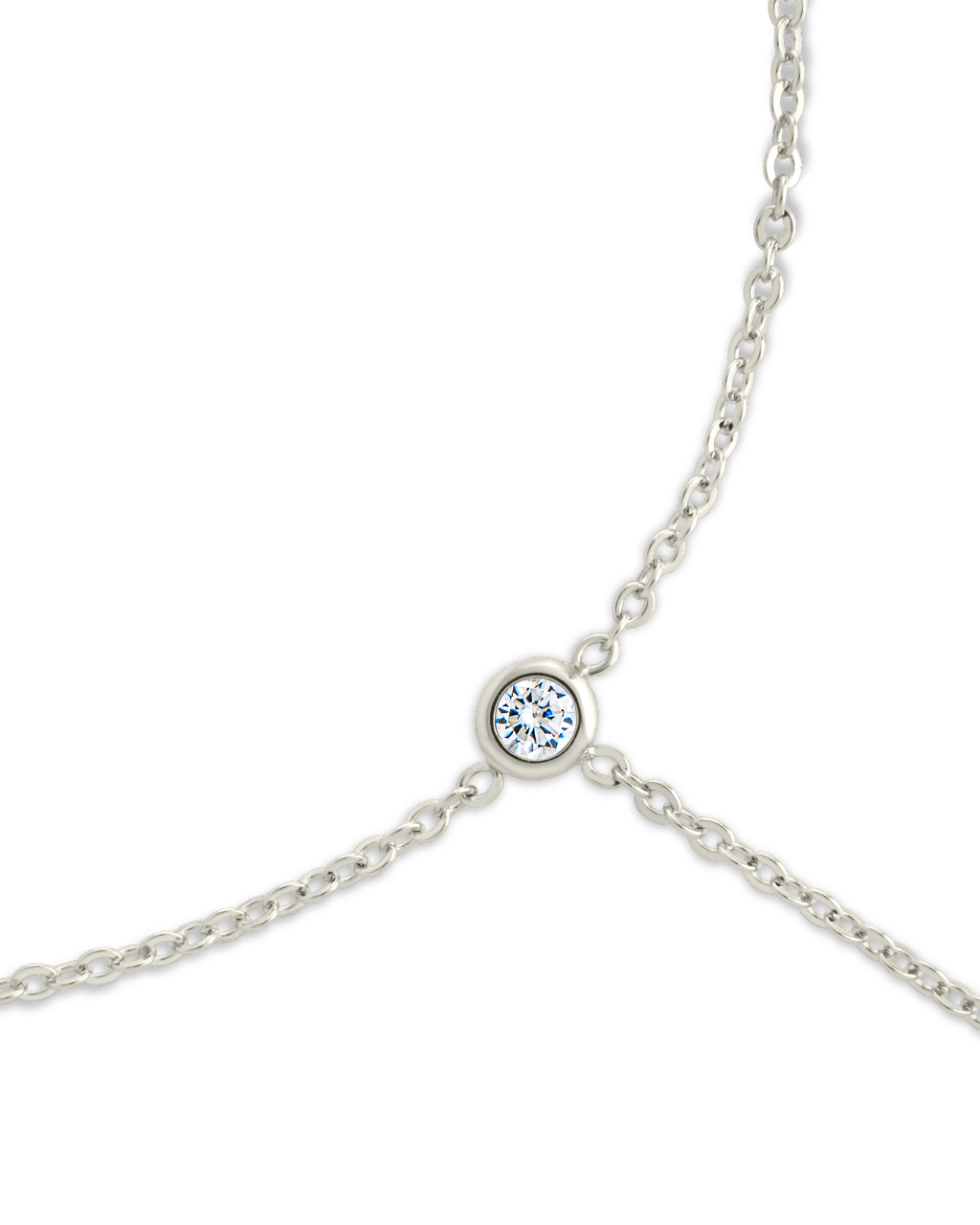 Sylvia CZ Chain Toe Anklet