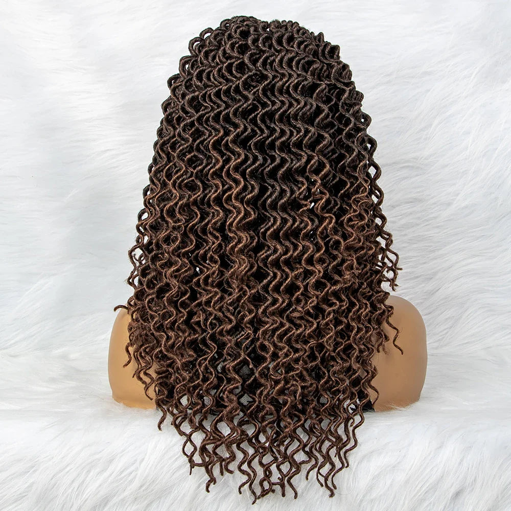 Water Wave Braided Wig | 9x6 Lace Front with Baby Hair