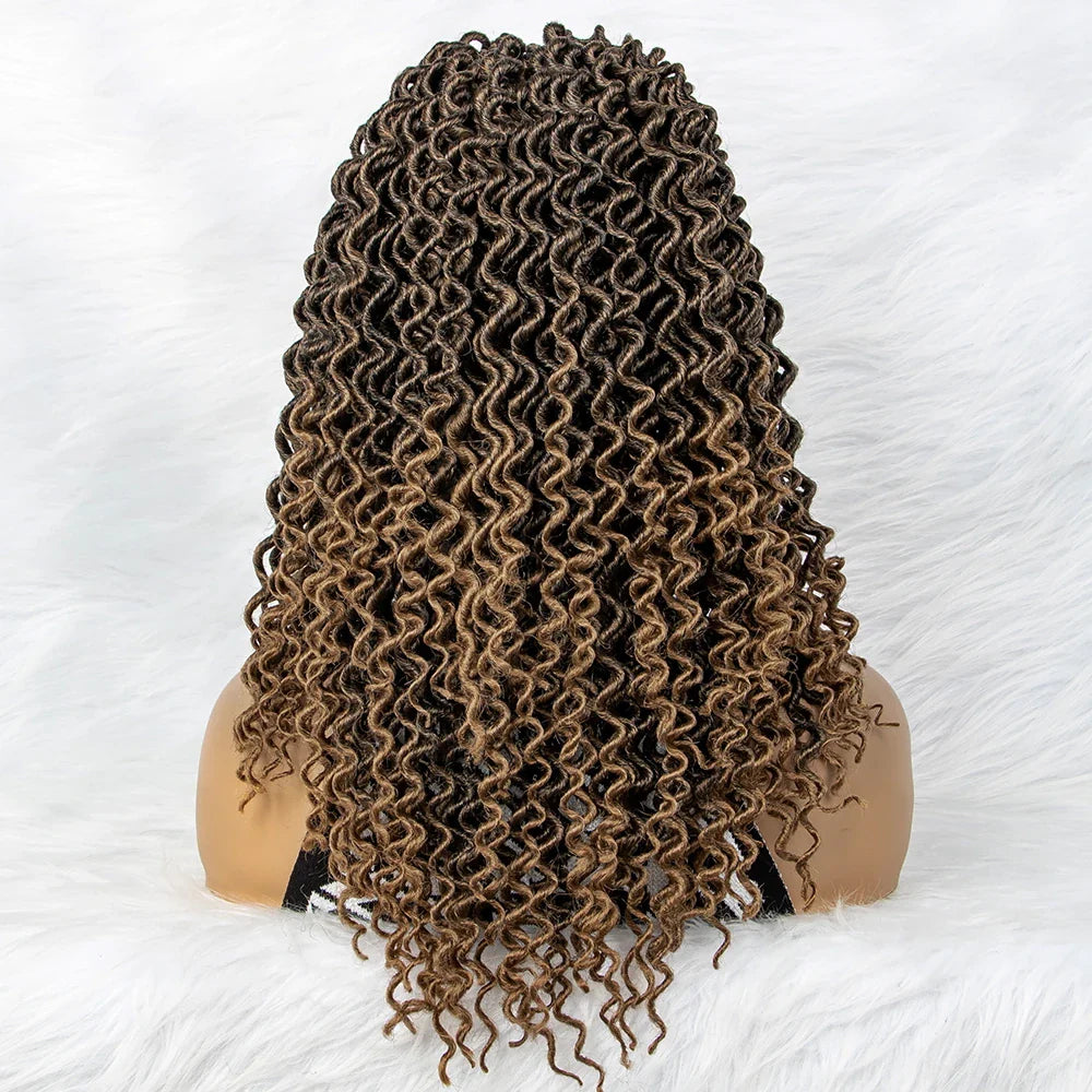 Water Wave Braided Wig | 9x6 Lace Front with Baby Hair