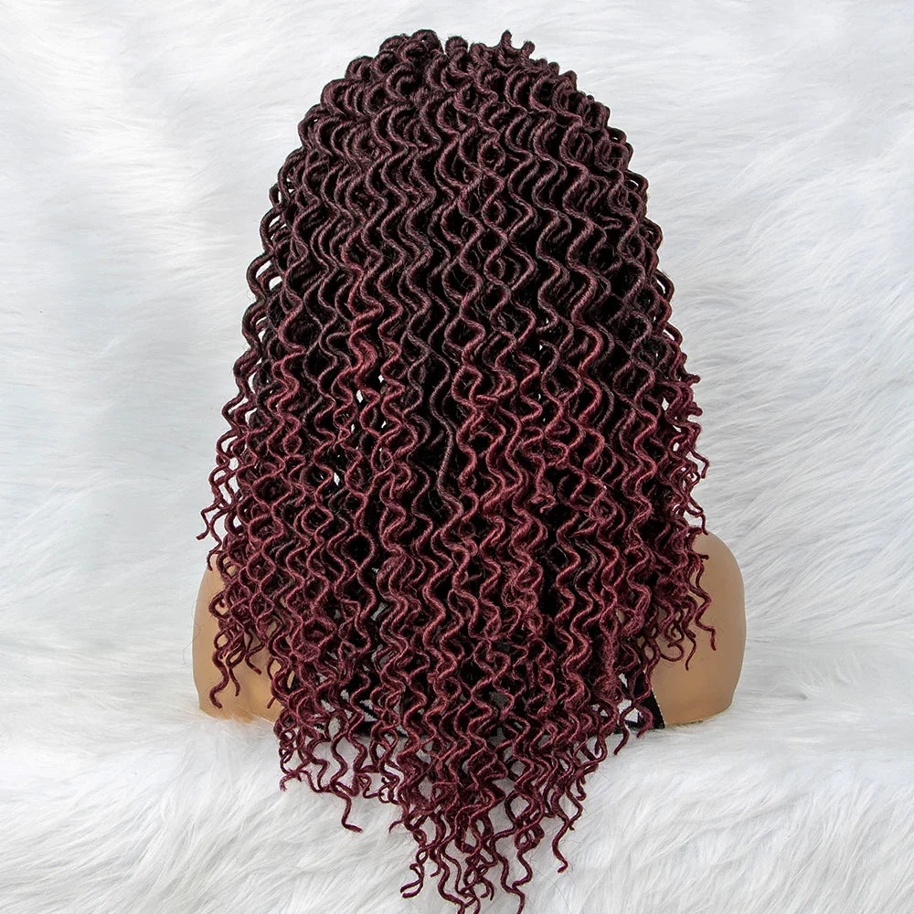 Water Wave Braided Wig | 9x6 Lace Front with Baby Hair