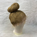 Chic Bun Braided Wig | Lace Front Updo with Baby Hair