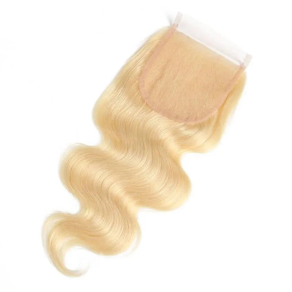 180% Density Red Straight 4x4 Lace Closure | 100% Brazilian Human Hair (Pre-Plucked, Transparent Swiss Lace)