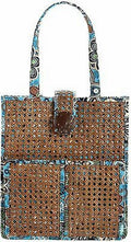 Vera Bradley Tiki Tote Bag Bali Blue