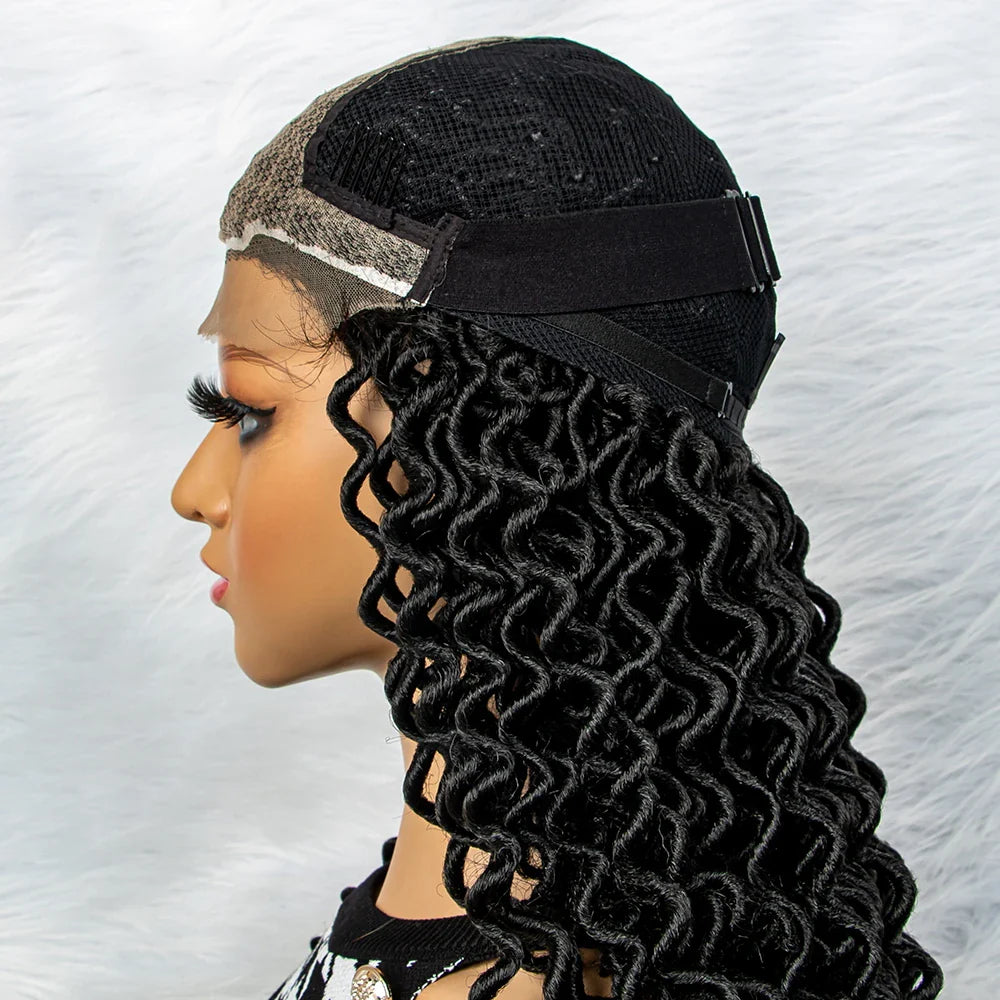 Water Wave Braided Wig | 9x6 Lace Front with Baby Hair
