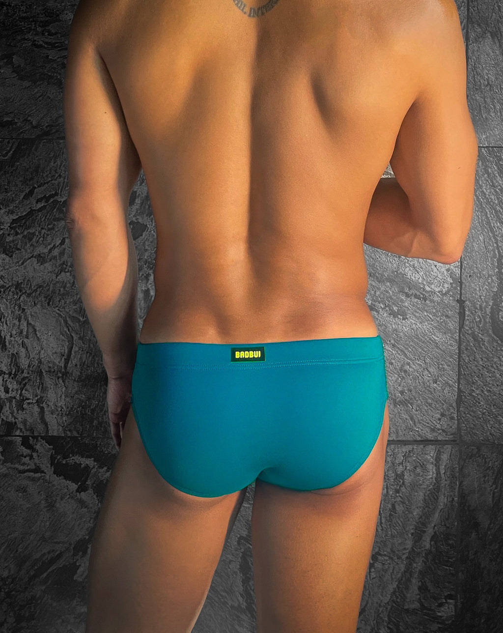 Modern Classic Swim Brief- AQUA BLUE