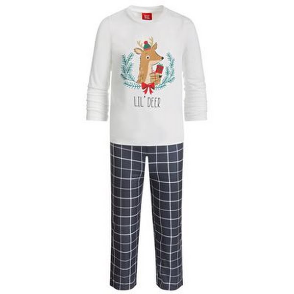Family Pajamas Matching Kids Lil Deer Mix It Family Pajama Set, Size 8