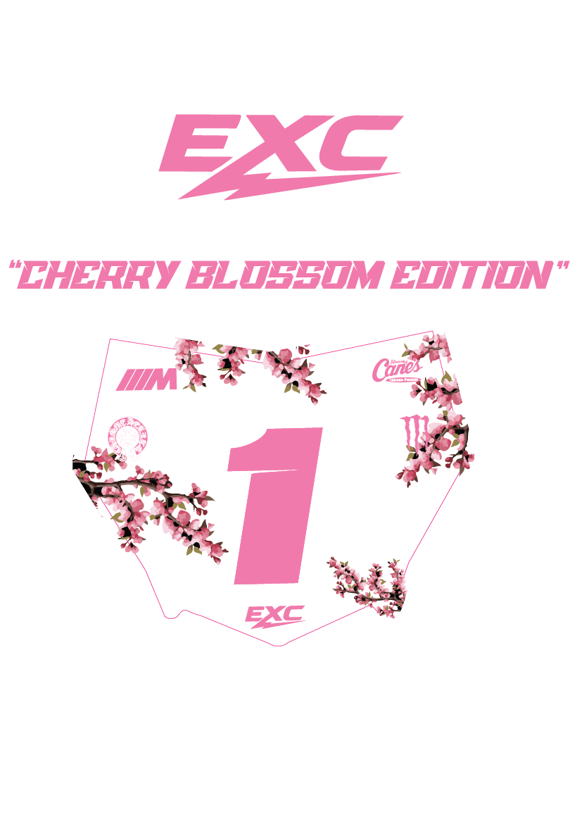EXC Cherry Blossom Motocutz Decal
