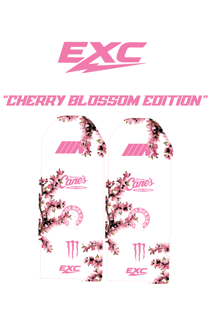 EXC Cherry Blossom Emoto Fork Gaurd Decal (All Emotos)