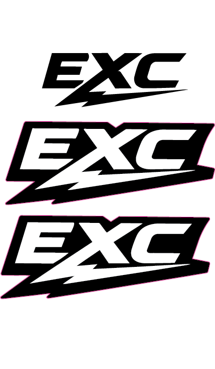 EXC Fork Tube Decal (Set of two)