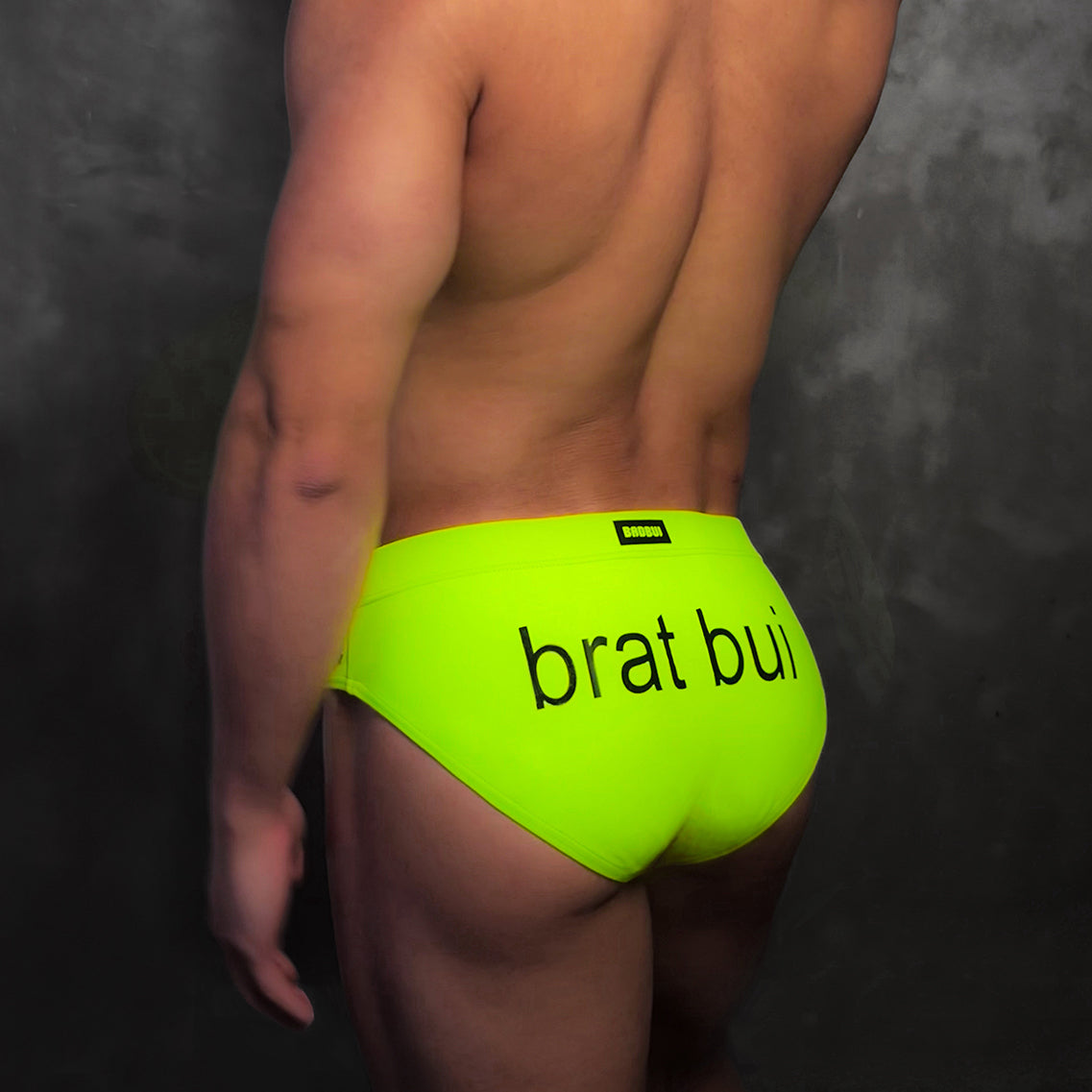 Modern Classic Swim Brief- "brat bui" LIMITED EDITION