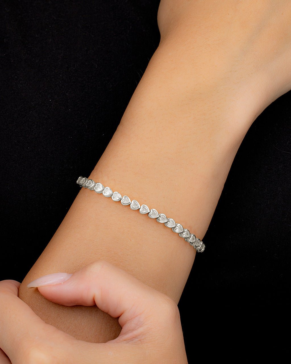 Heart CZ Tennis Bundle