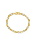 Cassie CZ Bezel Tennis Bracelet
