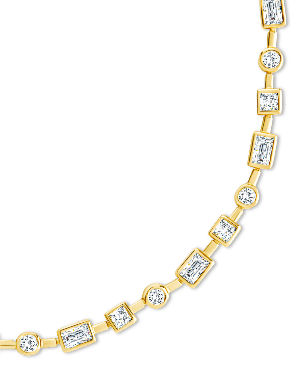 Camden CZ Staggered Tennis Bracelet