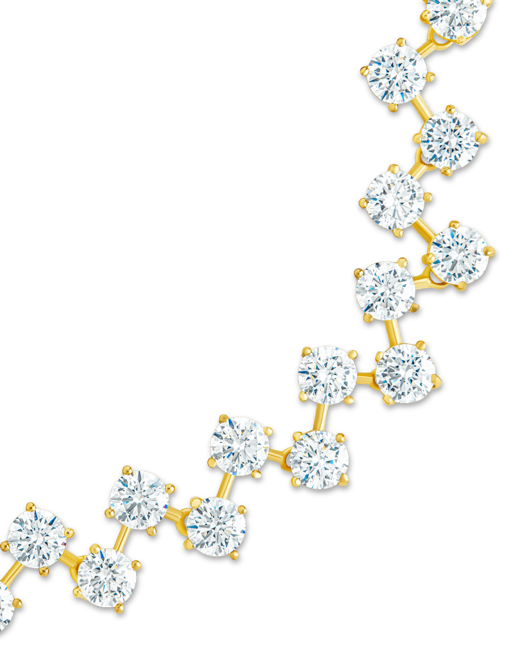 Carson CZ Tennis Bolo Bracelet