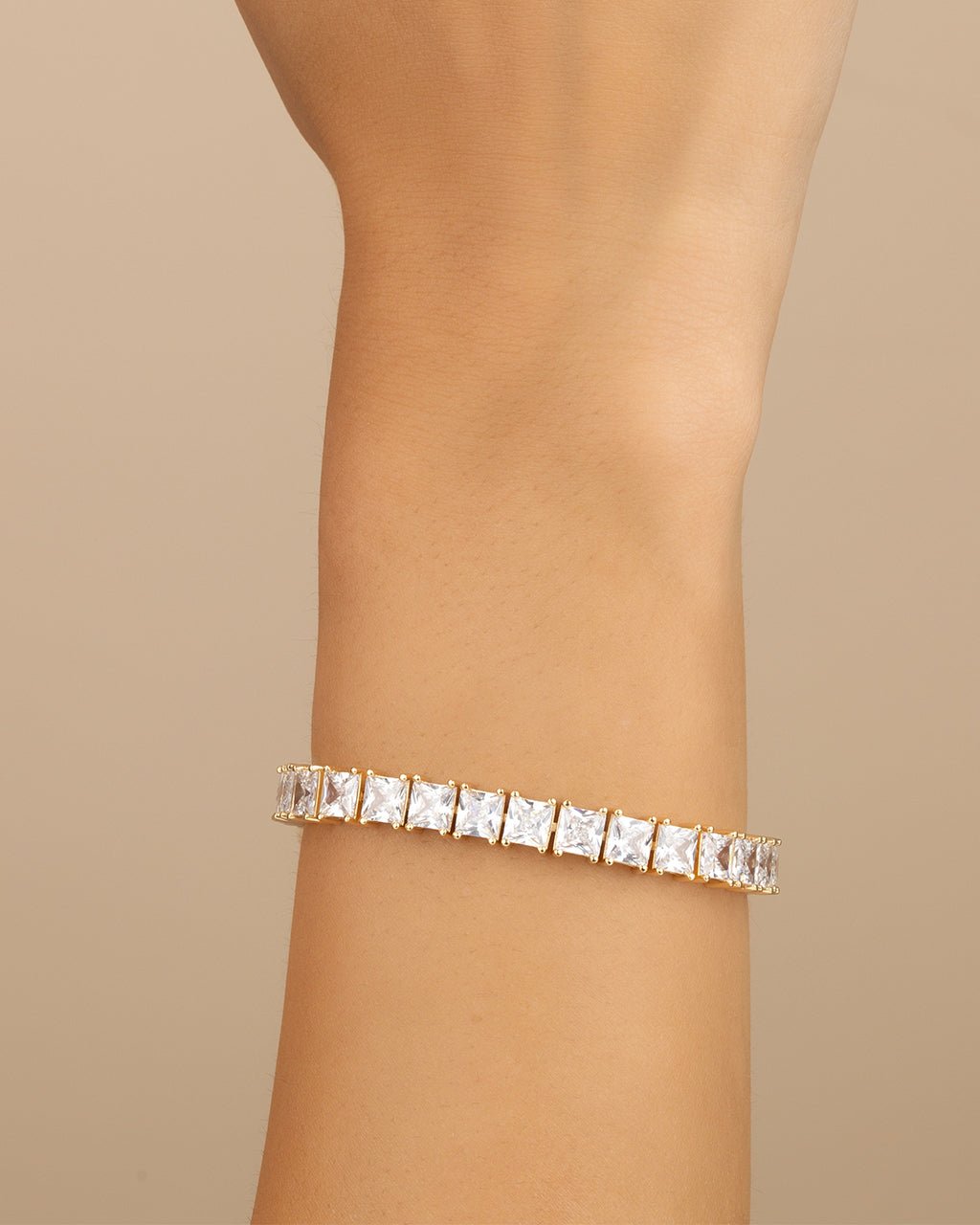 Marisol Princess Cut CZ Tennis Bracelet