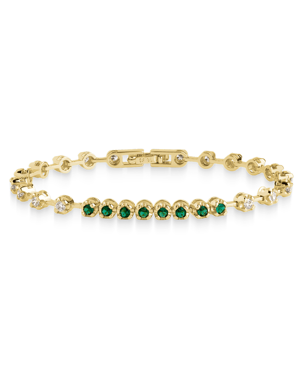 Liesbeth Emerald Accent Tennis Bracelet