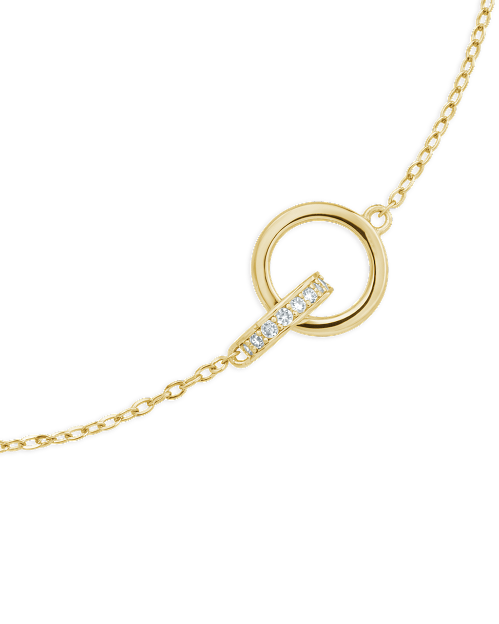 Sterling Silver Keilani Lock Link Bracelet