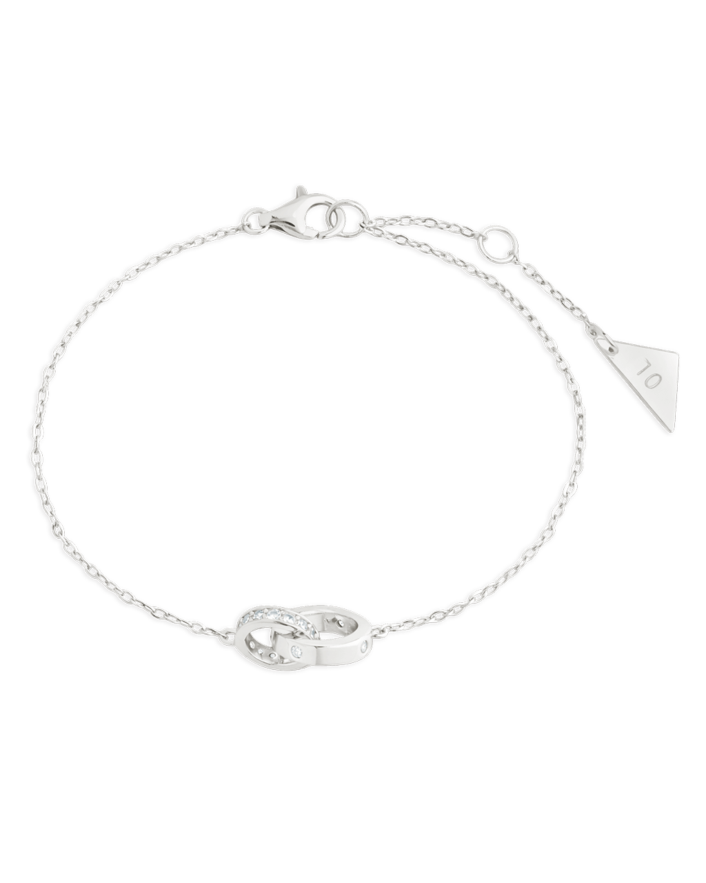 Sterling Silver Keilani Lock Link Bracelet