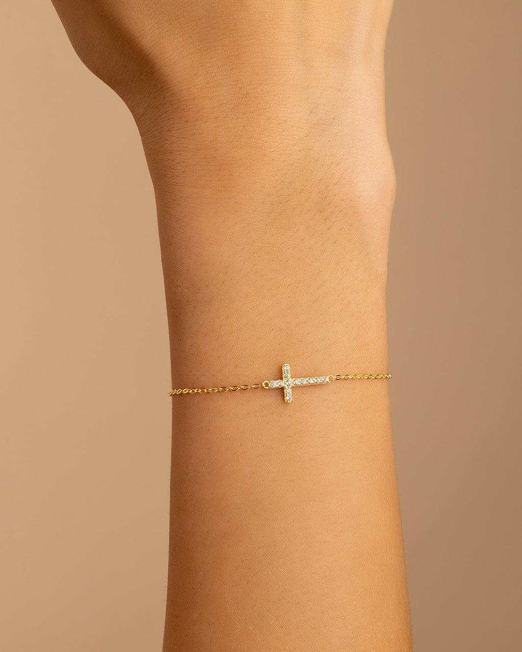 Sterling Silver Kinsey Luxe Cross Accent Bracelet
