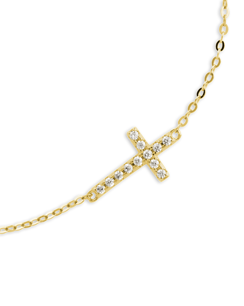 Sterling Silver Kinsey Luxe Cross Accent Bracelet