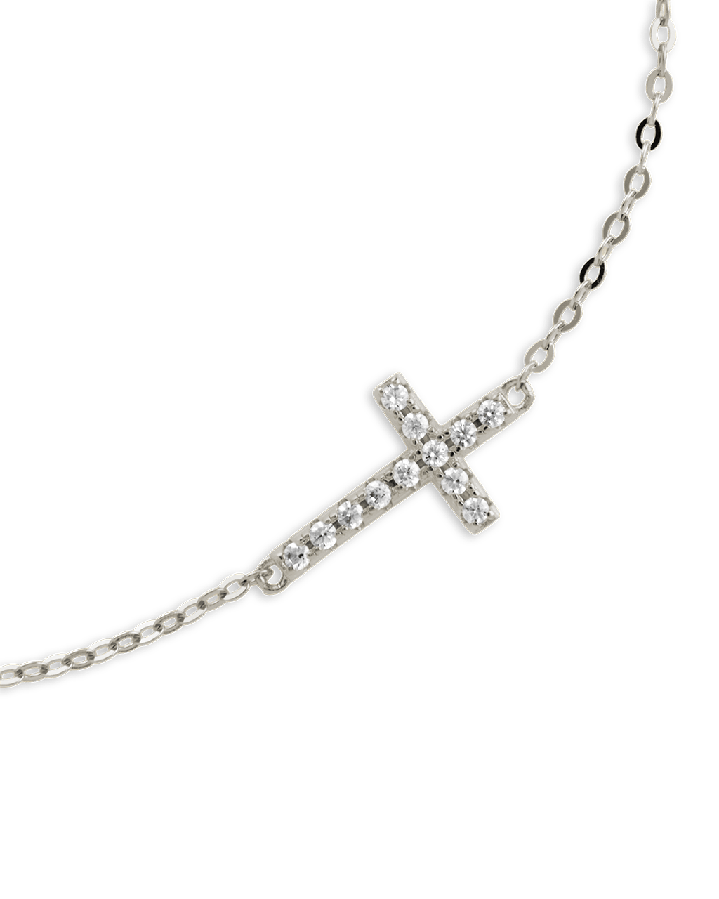 Sterling Silver Kinsey Luxe Cross Accent Bracelet
