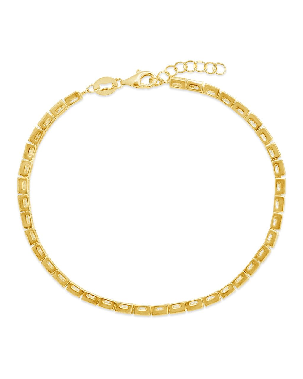Christina Square CZ Tennis Bracelet