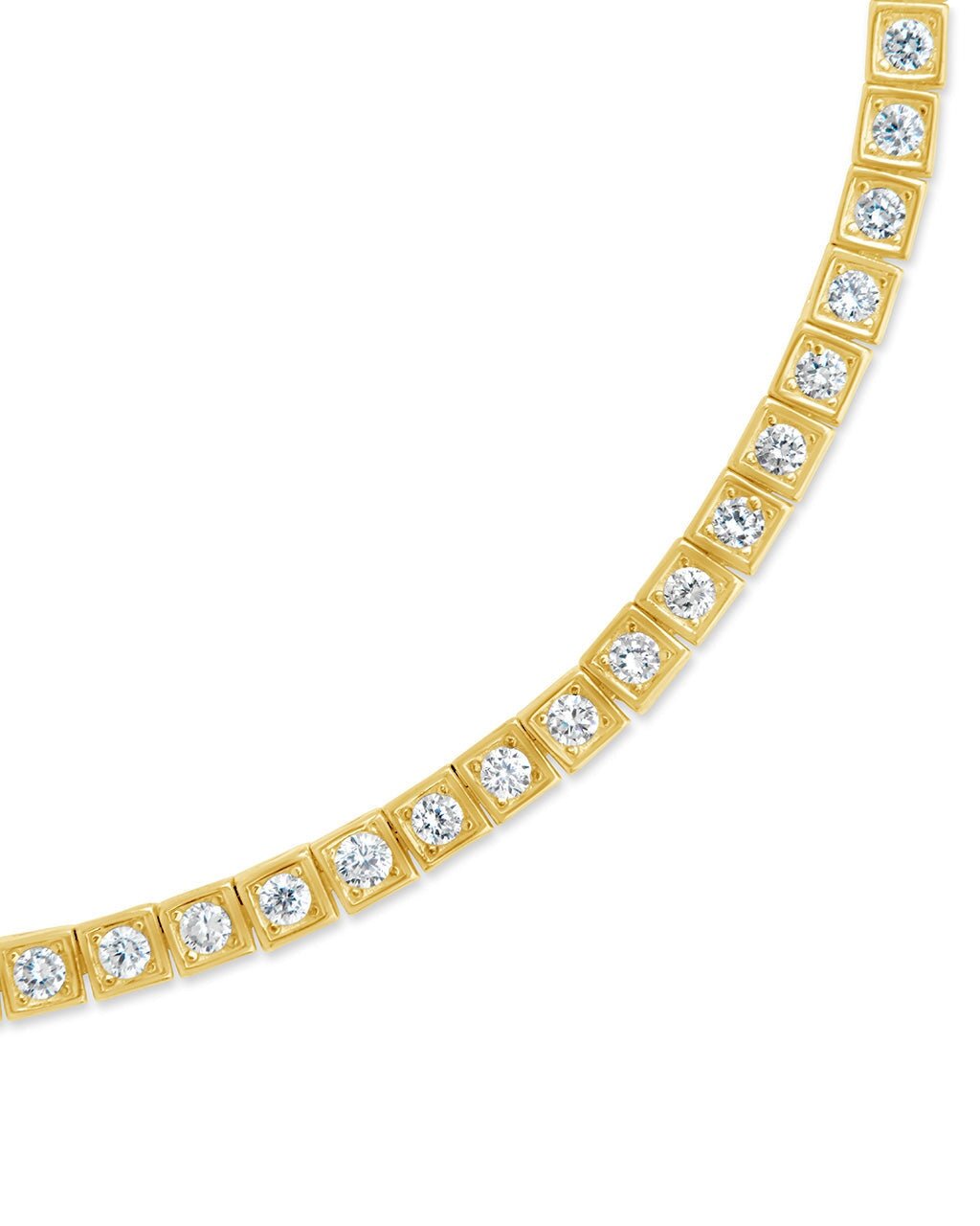 Christina Square CZ Tennis Bracelet