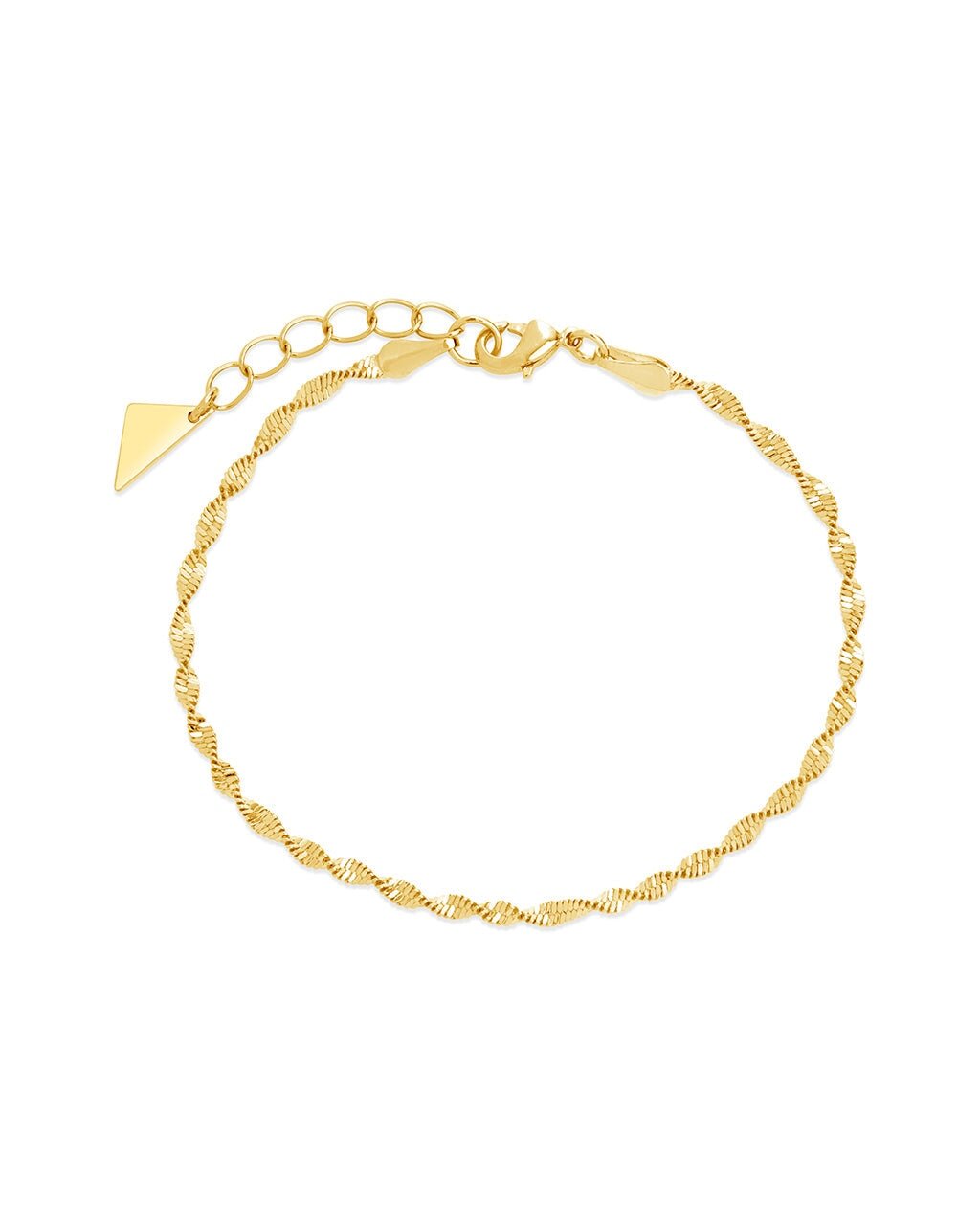 Blakely Twisted Herringbone Chain Bracelet