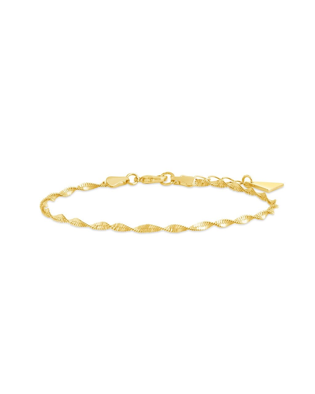 Blakely Twisted Herringbone Chain Bracelet