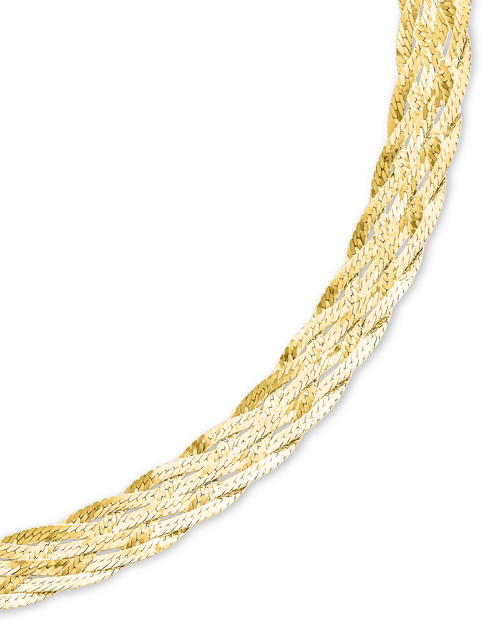 Sterling Silver Woven Chain Bracelet