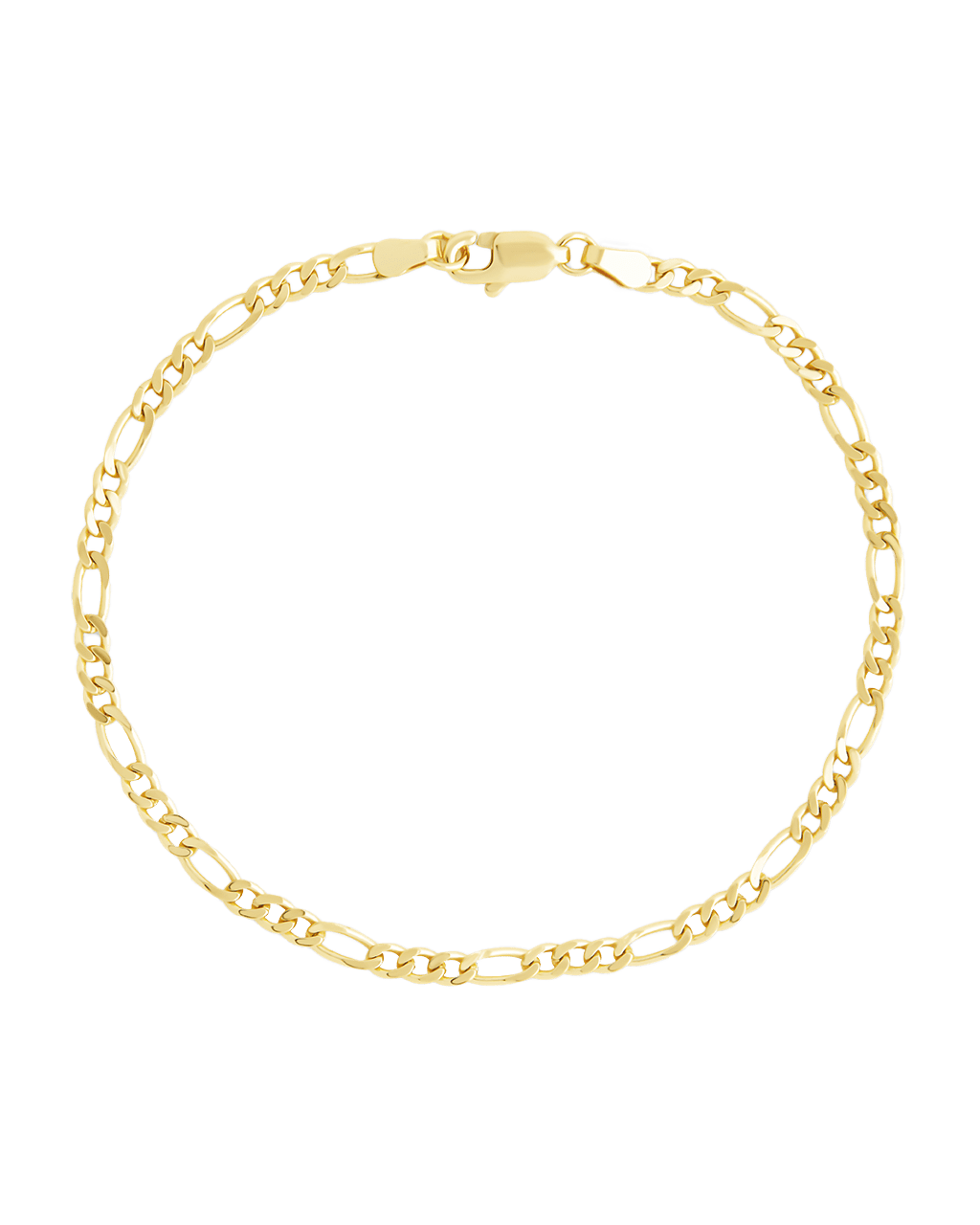 Sterling Silver Anne Dainty Figaro Chain Bracelet
