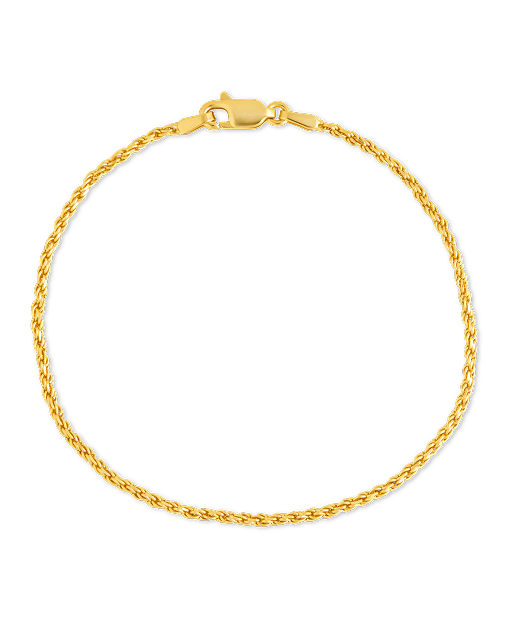 Sterling Silver Belen Dainty Rope Chain Bracelet