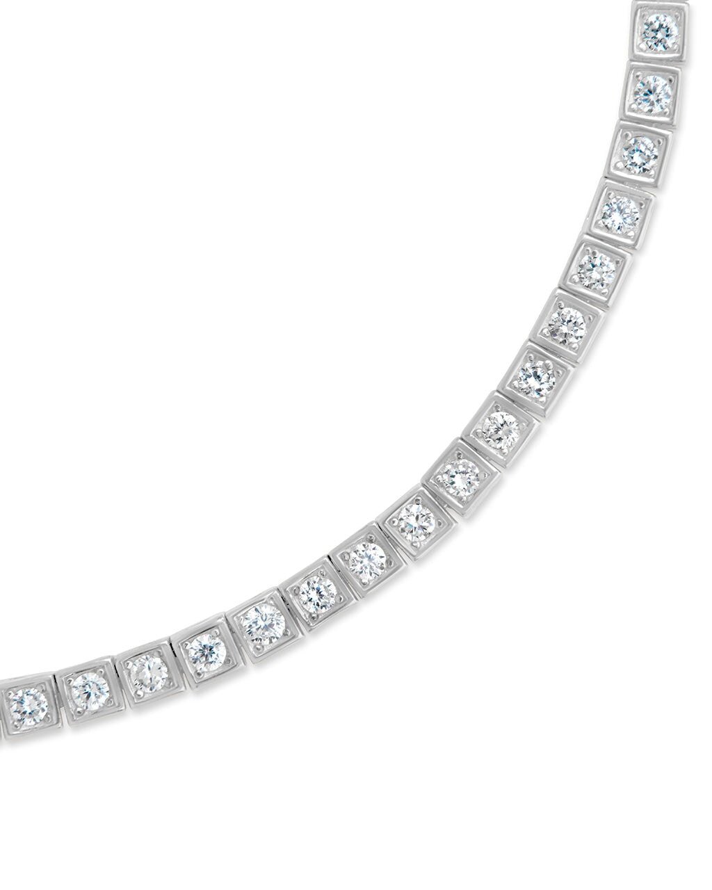 Christina Square CZ Tennis Bracelet