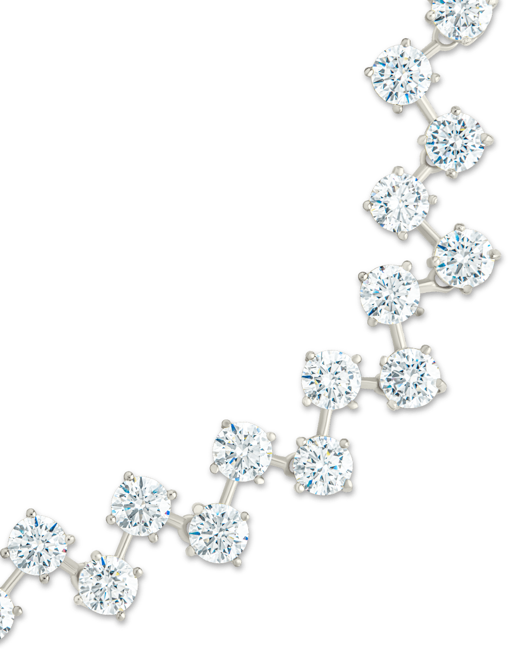 Carson CZ Tennis Bolo Bracelet