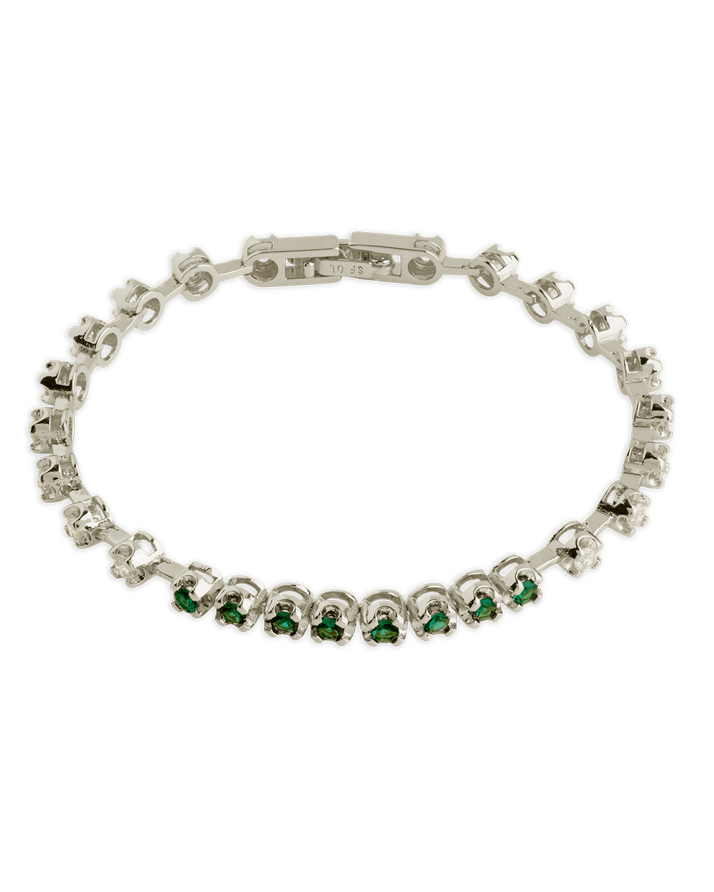 Liesbeth Emerald Accent Tennis Bracelet