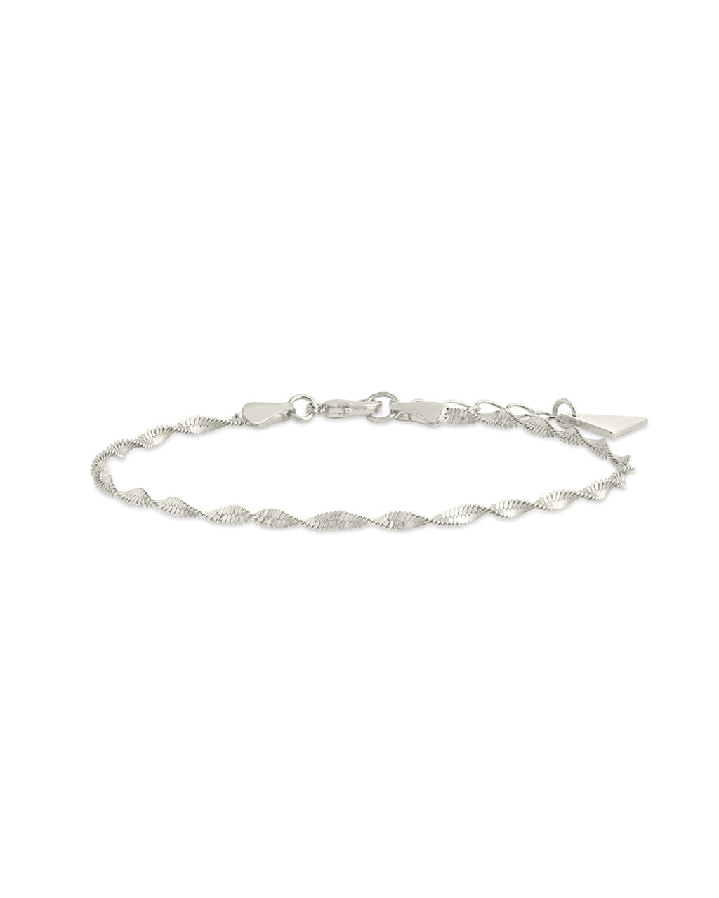 Blakely Twisted Herringbone Chain Bracelet