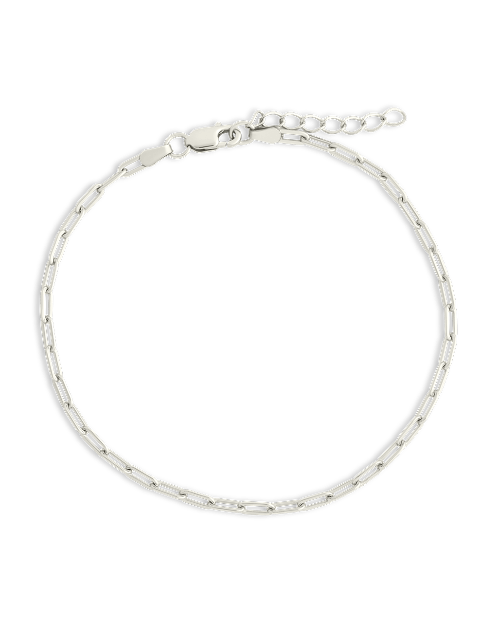 Sterling Silver Paperclip Chain Bracelet