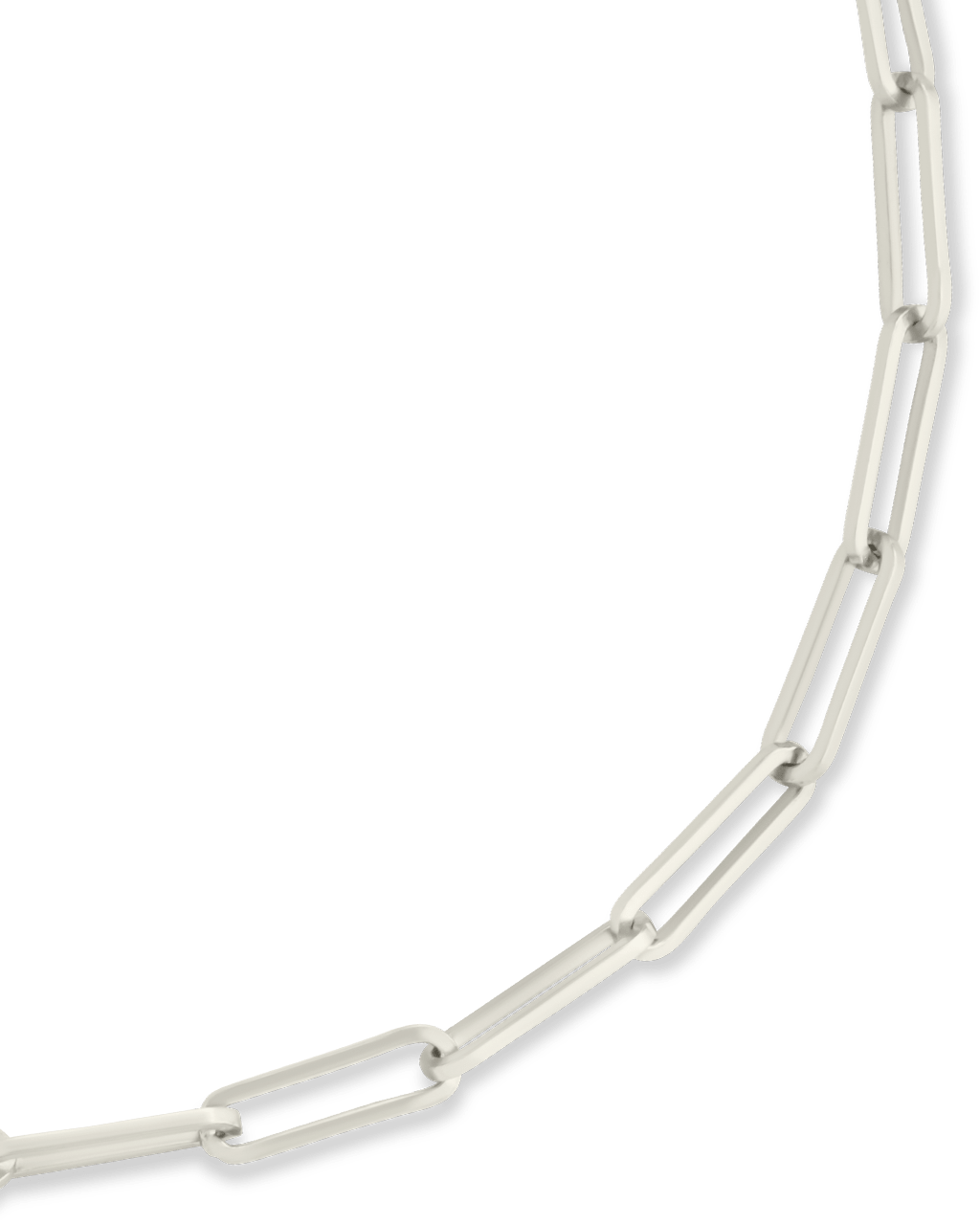Sterling Silver Paperclip Chain Bracelet