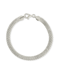 Sterling Silver Mesh Chain Bracelet