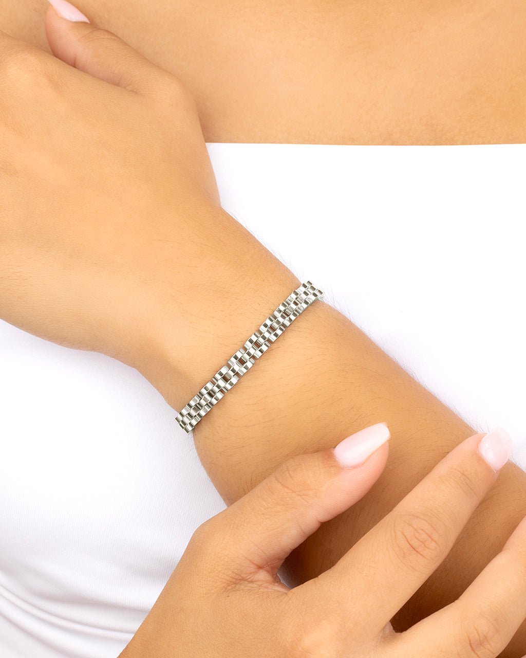 Dainty Thin Watch Chain Bracelet